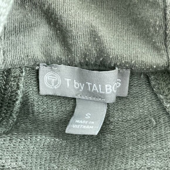 T By Talbots Womens Small Green Full-Zip Hoodie Jacket With Pockets 3647 - Picture 3 of 8